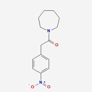 1-[(4-nitrophenyl)acetyl]azepane
