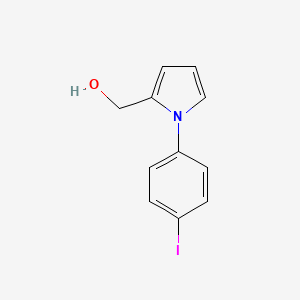 molecular formula C11H10INO B5820913 [1-(4-iodophenyl)-1H-pyrrol-2-yl]methanol 