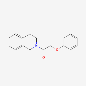 molecular formula C17H17NO2 B5820924 2-(phenoxyacetyl)-1,2,3,4-tetrahydroisoquinoline 