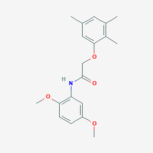 molecular formula C19H23NO4 B5820960 N-(2,5-dimethoxyphenyl)-2-(2,3,5-trimethylphenoxy)acetamide 