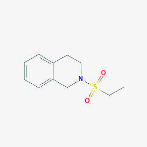 molecular formula C11H15NO2S B5821022 2-(ethylsulfonyl)-1,2,3,4-tetrahydroisoquinoline 