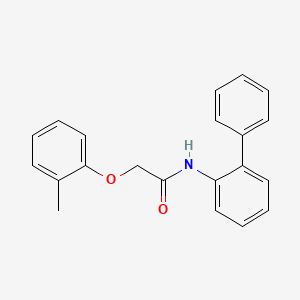 molecular formula C21H19NO2 B5821029 N-2-biphenylyl-2-(2-methylphenoxy)acetamide 
