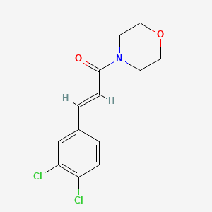 molecular formula C13H13Cl2NO2 B5821045 4-[3-(3,4-dichlorophenyl)acryloyl]morpholine CAS No. 42174-46-9