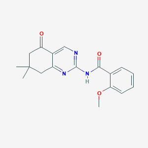 N-(7,7-dimethyl-5-oxo-5,6,7,8-tetrahydro-2-quinazolinyl)-2-methoxybenzamide