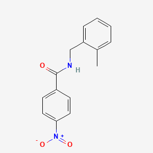 molecular formula C15H14N2O3 B5821091 N-(2-methylbenzyl)-4-nitrobenzamide 