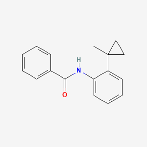 molecular formula C17H17NO B5821139 N-[2-(1-methylcyclopropyl)phenyl]benzamide 
