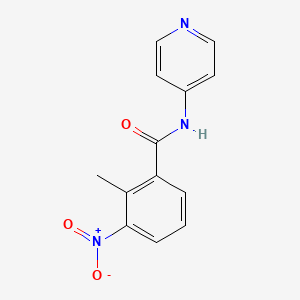 molecular formula C13H11N3O3 B5821153 2-methyl-3-nitro-N-4-pyridinylbenzamide 