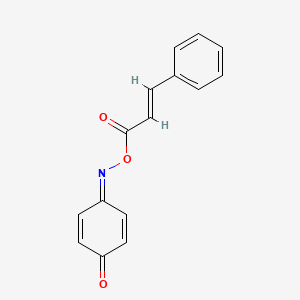 molecular formula C15H11NO3 B5821171 benzo-1,4-quinone O-cinnamoyloxime 