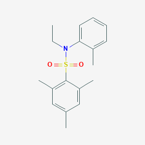 molecular formula C18H23NO2S B5821368 N-ethyl-2,4,6-trimethyl-N-(2-methylphenyl)benzenesulfonamide 