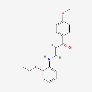 3-[(2-ethoxyphenyl)amino]-1-(4-methoxyphenyl)-2-propen-1-one