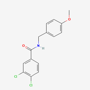 molecular formula C15H13Cl2NO2 B5821466 3,4-dichloro-N-(4-methoxybenzyl)benzamide 