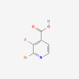 molecular formula C6H3BrFNO2 B582152 2-Bromo-3-fluoroisonicotinic acid CAS No. 1211530-89-0