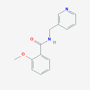 molecular formula C14H14N2O2 B5821637 2-methoxy-N-(3-pyridinylmethyl)benzamide 