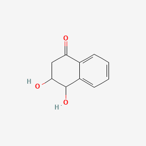 molecular formula C10H10O3 B582168 3,4-二氢-3,4-二羟基萘-1(2H)-酮 CAS No. 1220891-22-4
