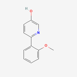 molecular formula C12H11NO2 B582179 6-(2-甲氧基苯基)吡啶-3-醇 CAS No. 1255638-36-8