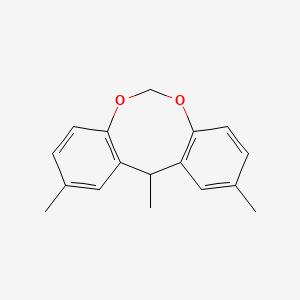 molecular formula C17H18O2 B5821791 2,10,12-trimethyl-12H-dibenzo[d,g][1,3]dioxocine 