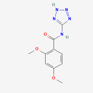molecular formula C10H11N5O3 B5821811 2,4-dimethoxy-N-1H-tetrazol-5-ylbenzamide 