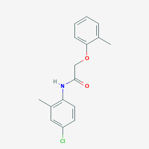 molecular formula C16H16ClNO2 B5821827 N-(4-chloro-2-methylphenyl)-2-(2-methylphenoxy)acetamide 