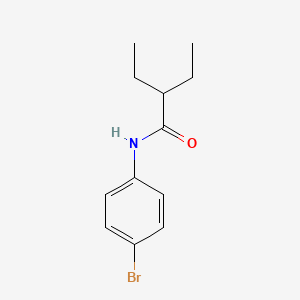 molecular formula C12H16BrNO B5822019 N-(4-bromophenyl)-2-ethylbutanamide 