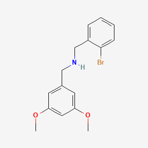 molecular formula C16H18BrNO2 B5822034 (2-bromobenzyl)(3,5-dimethoxybenzyl)amine 