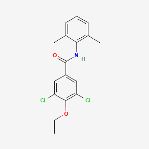 molecular formula C17H17Cl2NO2 B5822104 3,5-dichloro-N-(2,6-dimethylphenyl)-4-ethoxybenzamide 