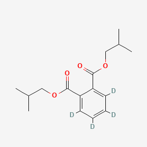 molecular formula C16H22O4 B582219 邻苯二甲酸二异丁酯-d4 CAS No. 358730-88-8