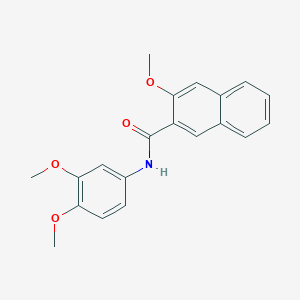 molecular formula C20H19NO4 B5822232 N-(3,4-dimethoxyphenyl)-3-methoxy-2-naphthamide CAS No. 292058-25-4