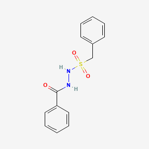 molecular formula C14H14N2O3S B5822257 N'-(benzylsulfonyl)benzohydrazide 