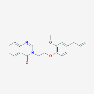 molecular formula C20H20N2O3 B5822283 3-[2-(4-allyl-2-methoxyphenoxy)ethyl]-4(3H)-quinazolinone 