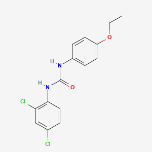 molecular formula C15H14Cl2N2O2 B5822287 N-(2,4-dichlorophenyl)-N'-(4-ethoxyphenyl)urea 