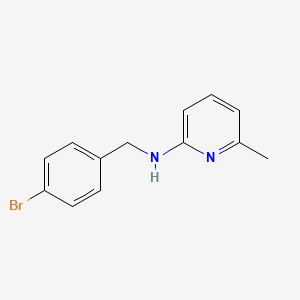 molecular formula C13H13BrN2 B5822322 N-(4-bromobenzyl)-6-methyl-2-pyridinamine 