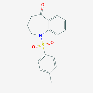 B058224 1-Tosyl-3,4-dihydro-1H-benzo[b]azepin-5(2H)-one CAS No. 24310-36-9