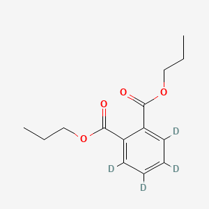 molecular formula C14H18O4 B582240 邻苯二甲酸二正丙酯-d4 CAS No. 358731-29-0