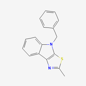 molecular formula C17H14N2S B5822410 4-benzyl-2-methyl-4H-[1,3]thiazolo[5,4-b]indole 