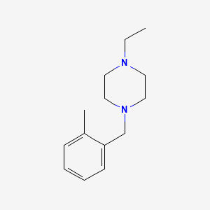 molecular formula C14H22N2 B5822452 1-ethyl-4-(2-methylbenzyl)piperazine 