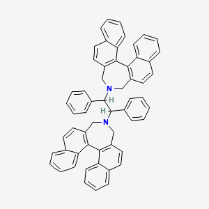 B582250 11bR,11/'bR)-4,4/'-[(1S,2S)-1,2-diphenyl-1,2-ethanediyl]bis[4,5-dihydro-H-Dinaphth[2,1-c:1/',2/'-e] CAS No. 1256952-84-7