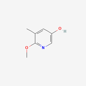 molecular formula C7H9NO2 B582255 2-甲氧基-3-甲基吡啶-5-醇 CAS No. 1216253-16-5