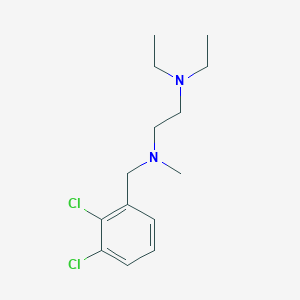 molecular formula C14H22Cl2N2 B5822555 (2,3-dichlorobenzyl)[2-(diethylamino)ethyl]methylamine 
