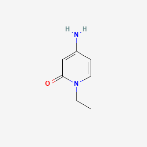 B582257 4-Amino-1-ethylpyridin-2(1H)-one CAS No. 1310249-41-2
