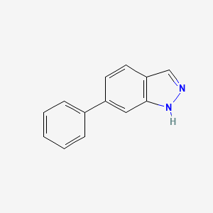molecular formula C13H10N2 B582258 6-苯基-1H-吲唑 CAS No. 1260897-38-8