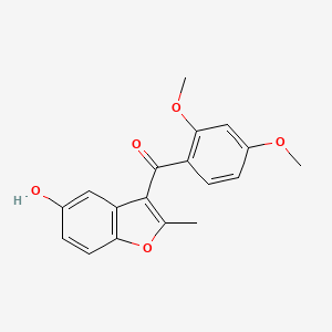 (2,4-dimethoxyphenyl)(5-hydroxy-2-methyl-1-benzofuran-3-yl)methanone