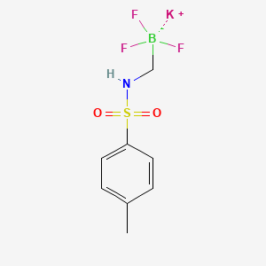 molecular formula C8H10BF3KNO2S B582266 （4-甲苯磺酰氨基）甲基三氟硼酸钾 CAS No. 1286686-19-8