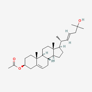 B582273 22-Dehydro 25-Hydroxy Cholesterol 3-Acetate CAS No. 157171-88-5
