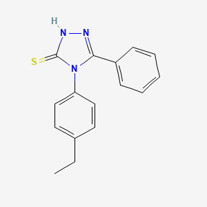 molecular formula C16H15N3S B5822753 4-(4-ethylphenyl)-5-phenyl-4H-1,2,4-triazole-3-thiol 
