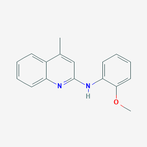 molecular formula C17H16N2O B5822810 N-(2-methoxyphenyl)-4-methyl-2-quinolinamine 