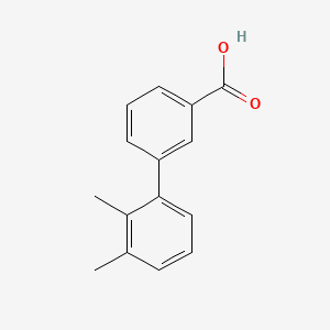 B582283 2',3'-Dimethylbiphenyl-3-carboxylic acid CAS No. 1215206-78-2
