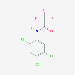 molecular formula C8H3Cl3F3NO B5822849 2,2,2-trifluoro-N-(2,4,5-trichlorophenyl)acetamide 