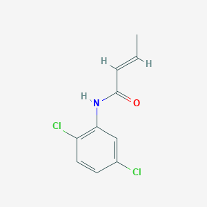 molecular formula C10H9Cl2NO B5822933 N-(2,5-dichlorophenyl)-2-butenamide 