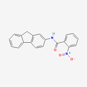 molecular formula C20H14N2O3 B5822991 N-9H-fluoren-2-yl-2-nitrobenzamide 