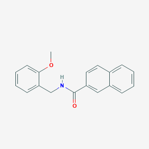 molecular formula C19H17NO2 B5823112 N-(2-methoxybenzyl)-2-naphthamide 